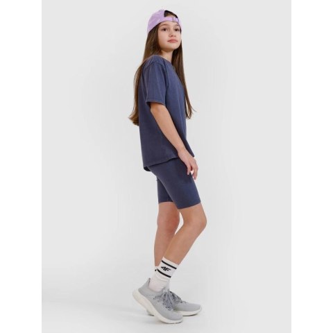 Legginsy kolarki dziewczęce 4F 4FJWSS25TSTIF001-22S