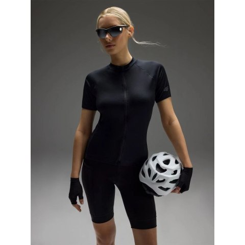 Legginsy kolarki rowerowe z żelową wkładką damskie 4F 4FWSS25TFSTF034-20S