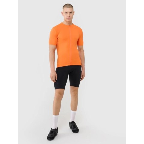 Legginsy krótkie rowerowe z żelowo-piankową wkładką męskie 4F 4FWSS25TFSTM030-20S