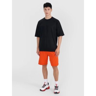 Bluza dresowa z krótkim rękawem bez kaptura męska 4F 4FRSS25TSWSM2114-20S