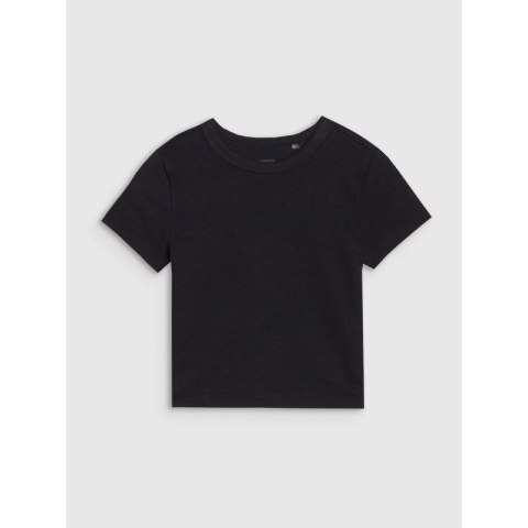 Dziewczęcy top basic t-shirt 4F 4FJWSS25TTSHF1852-20S