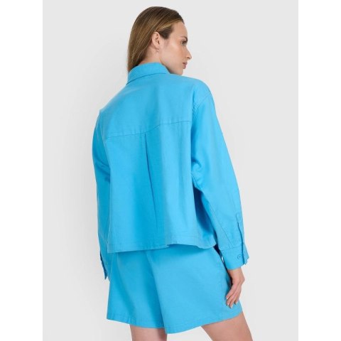 Koszula damska oversize z kołnierzykiem 4F 4FRSS25TSHIF130-33S