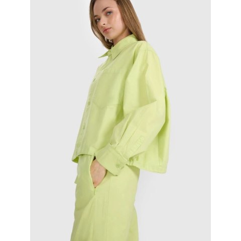 Koszula damska oversize z kołnierzykiem 4F 4FRSS25TSHIF130-73S