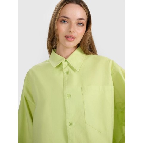 Koszula damska oversize z kołnierzykiem 4F 4FRSS25TSHIF130-73S