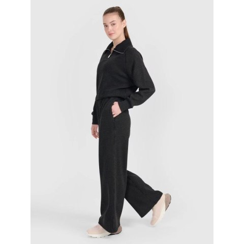 Spodnie oversize z szerokimi nogawkami damskie 4F 4FRSS25TTROF1396-20S