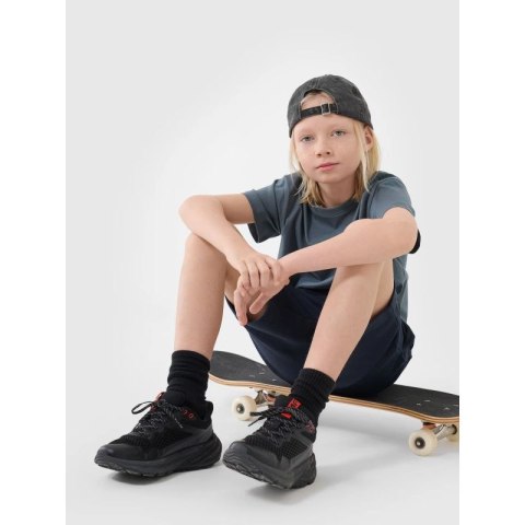 T-shirt oversize gładki chłopięcy 4F 4FJWSS25TTSHM2324-46S