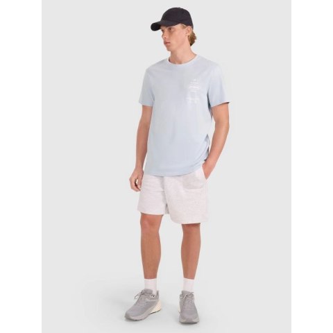 T-shirt regular z nadrukiem męski 4F 4FRSS25TTSHM2688-34S