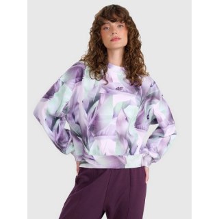 Bluza dresowa nierozpinana bez kaptura damska 4F 4FWAW25TSWSF2396-90A