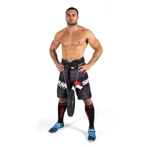 PAS OBCIĄŻENIOWY KULTURYSTYCZNY - DIP BELT BUSHIDO