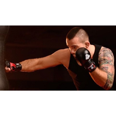 Rękawice MMAsparingowe S/M - Phantom Red - Valor Series