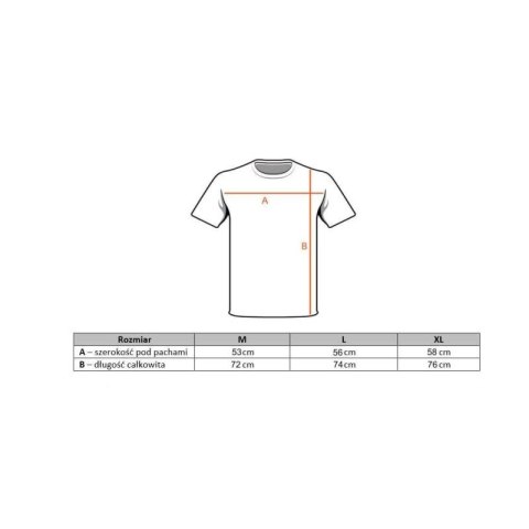 CLASSIC BRAND RED - T-Shirt KOSZULKA BAWEŁNIANA DBX BUSHIDO KT12-XL