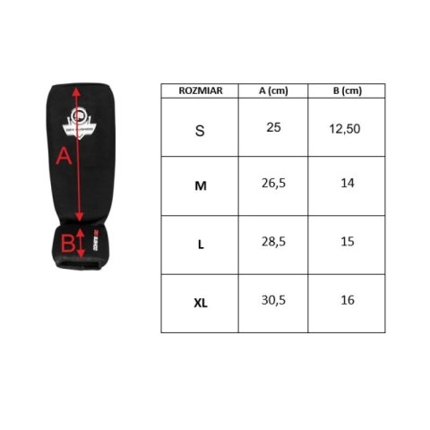 Elastyczne ochraniacze na piszczele M - Shinrage Black