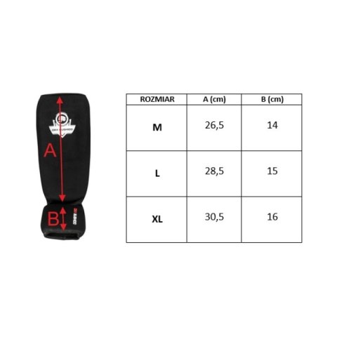 Elastyczne ochraniacze na piszczele M - Shinrage Blue