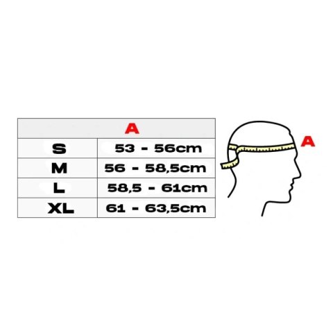 Kask bokserski M - Phantom White