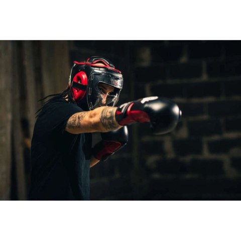 Kask bokserski z maską poliwęglanową M - Hannibal