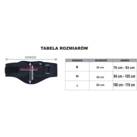 PAS KULTURYSTYCZNY, DO ĆWICZEŃ - DBX BUSHIDO - M- Model ARW-718