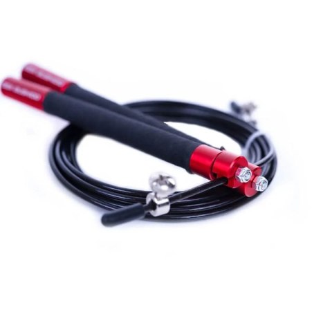 Skakanka aluminiowa z łożyskami, 3-metrowa | czerwona | SK54