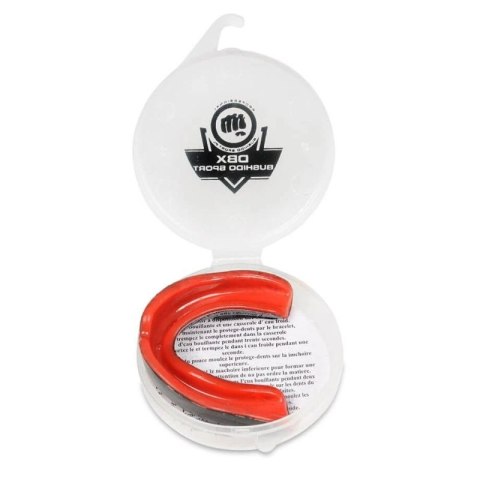 Żelowy ochraniacz na zęby + pudełko - czarno-czerwony | GelTech