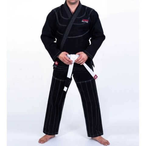 Kimono / GI do treningu BJJ - Czarne DBX ELITE A0 + PAS A0