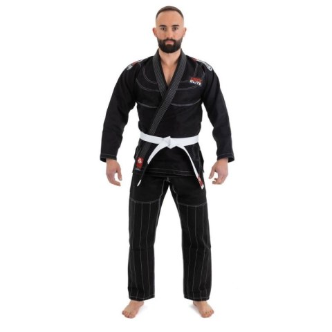 Kimono / GI do treningu BJJ - Czarne DBX ELITE A0 + PAS A0