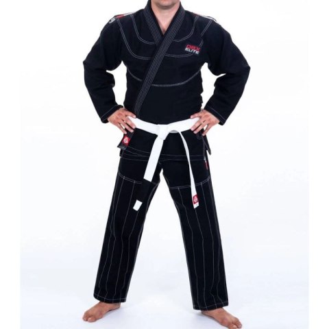 Kimono / GI do treningu BJJ - Czarne DBX ELITE A0 + PAS A0
