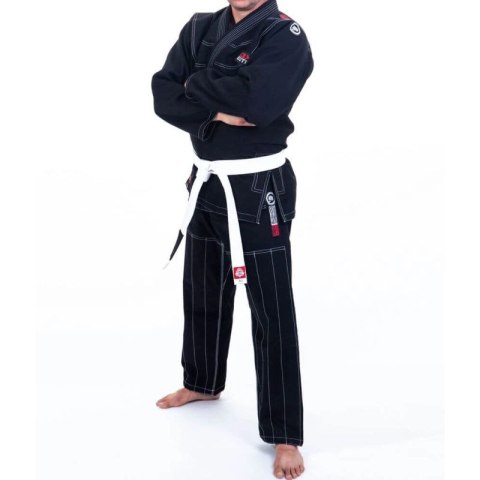 Kimono / GI do treningu BJJ - Czarne DBX ELITE A0 + PAS A0