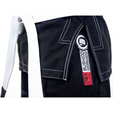 Kimono / GI do treningu BJJ - Czarne DBX ELITE A0 + PAS A0