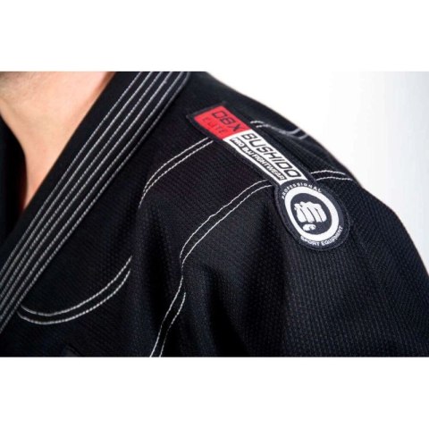 Kimono / GI do treningu BJJ - Czarne DBX ELITE A0 + PAS A0