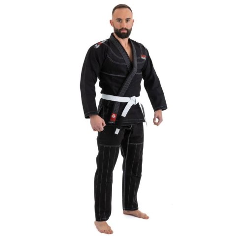 Kimono / GI do treningu BJJ - Czarne DBX ELITE A0 + PAS A0
