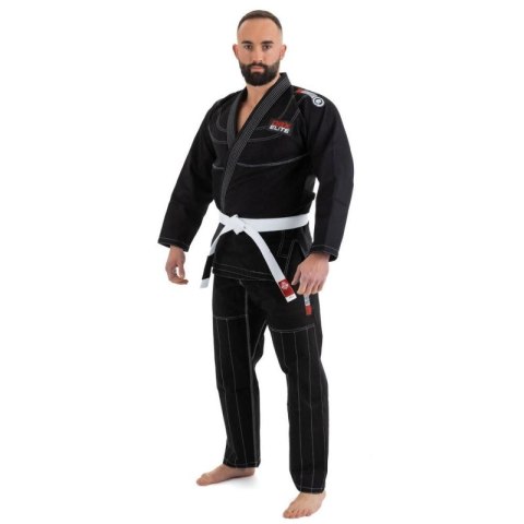 Kimono / GI do treningu BJJ - Czarne DBX ELITE A0 + PAS A0