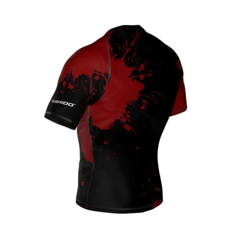 Koszulka kompresyjna "Blood" typu Rashguard powstała z materiału DBX MORE DRY M