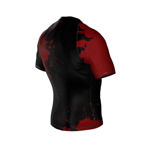 Koszulka kompresyjna "Blood" typu Rashguard powstała z materiału DBX MORE DRY M