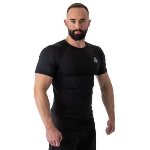 Rashguard krótki rękaw czarny BlackRS - S