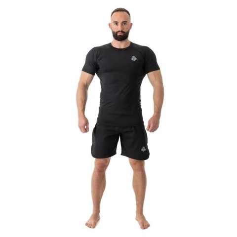 Rashguard krótki rękaw czarny BlackRS - S