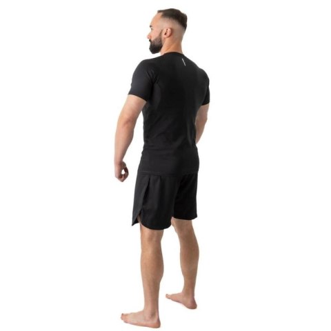 Rashguard krótki rękaw czarny BlackRS - S