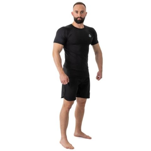 Rashguard krótki rękaw czarny BlackRS - S