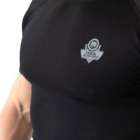 Rashguard krótki rękaw czarny BlackRS - S