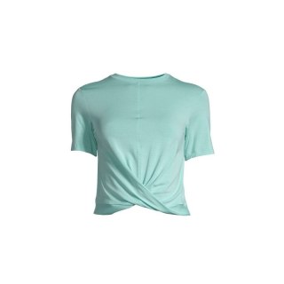 Koszulka CASALL Delight Short Wrap Tee miętowy