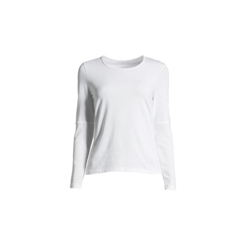 Koszulka CASALL Essential Mesh Detail Long Sleeve biały