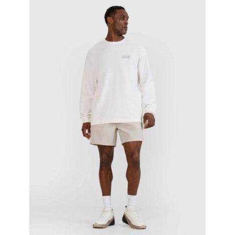 Longsleeve oversize z nadrukiem męski 4F 4FWSS25TLONM390-11S