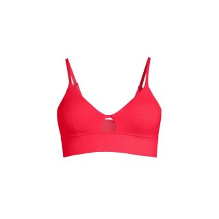 Top kąpielowy CASALL Triangle Cut-Out Bikini Top czerwony