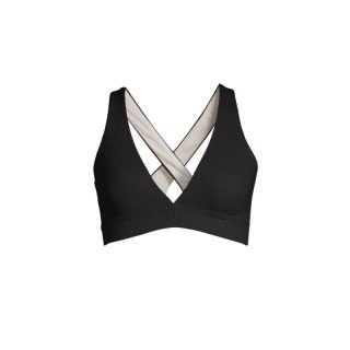 Top kąpielowy CASALL V-neck Crossback Bikini Top czarny