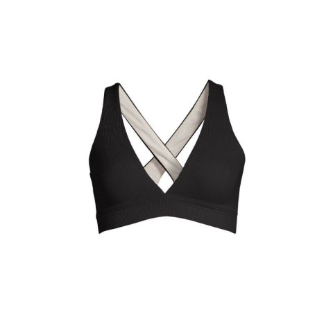 Top kąpielowy CASALL V-neck Crossback Bikini Top czarny