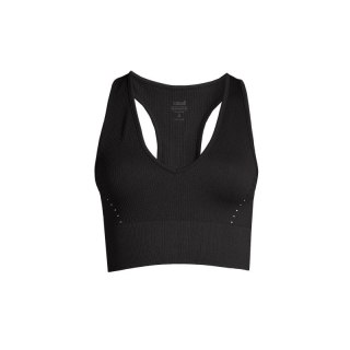 Top treningowy CASALL Seamless Femme V-neck Top czarny