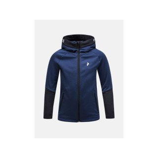 Bluza Peak Performance Jr Rider Zip Hood granatowy