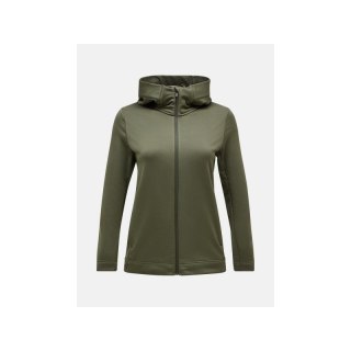 Bluza Peak Performance W Rider Tech Zip Hood zielony