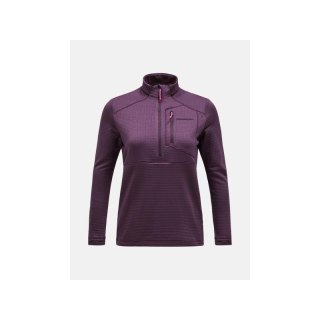 Bluza Peak Performance W Trail Polartec Half Zip fioletowy