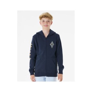 Bluza RIP CURL Tube Heads Zip Thru Hood -Boy granatowy