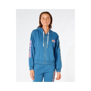Bluza RIP CURL Wave Shapers Zip Through - niebieski