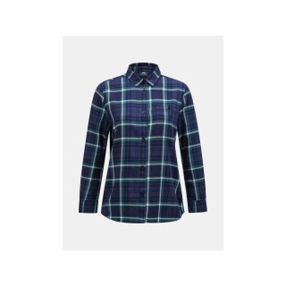 Koszula Peak Performance W Cotton Flannel Shirt granatowy